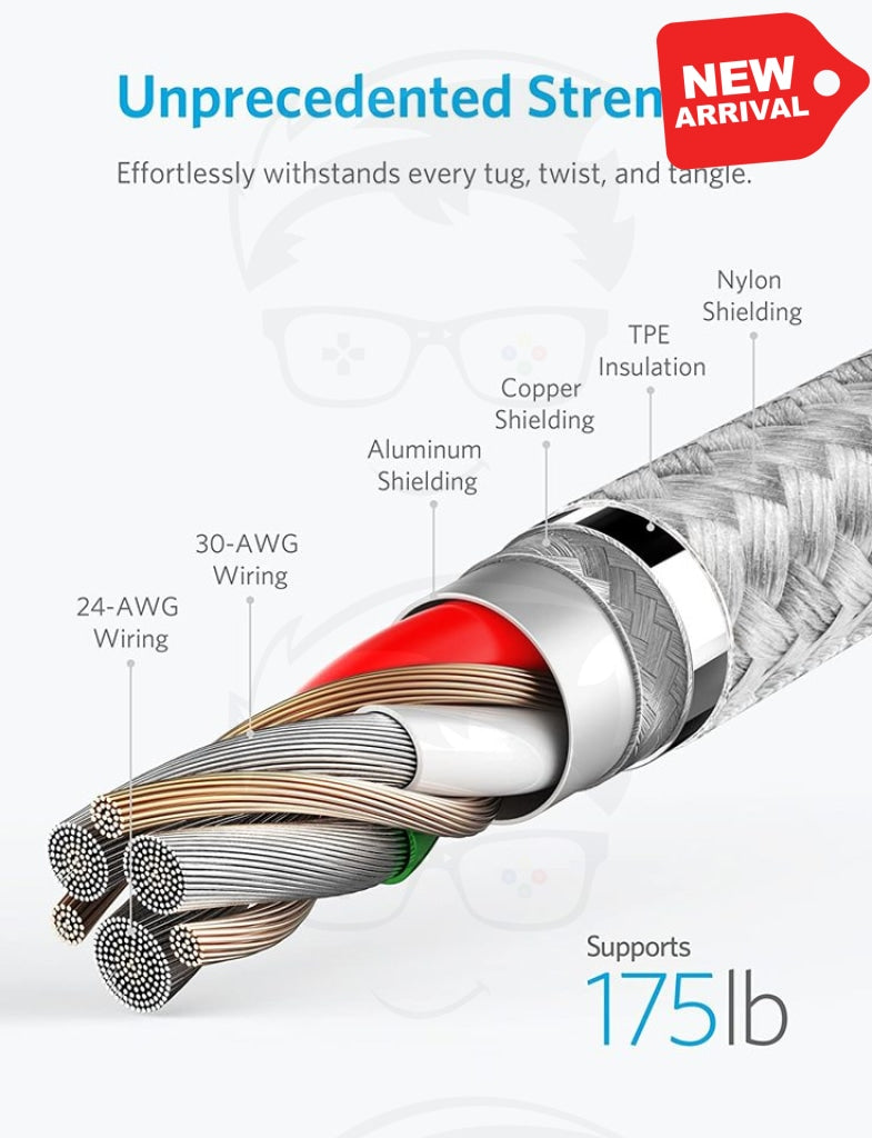 ANKER Powerline+ II Lightning Cable - 3ft ANKER Powerline+ II Lightning Cable - 3ft